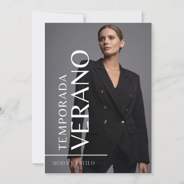 Design fashion invitation (Front)