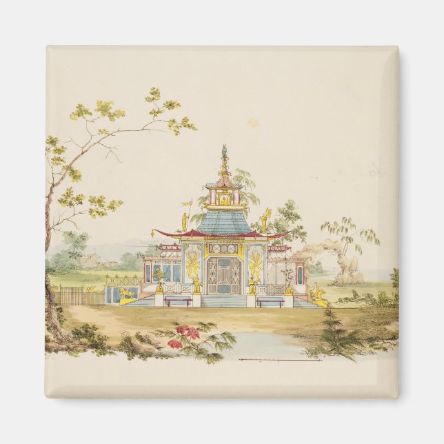 Design for a Chinese Temple, c.1810 (pen & ink and Magnet (Front)