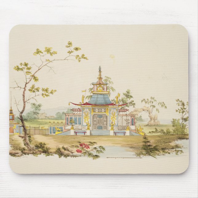 Design for a Chinese Temple, c.1810 (pen & ink and Mouse Pad (Front)