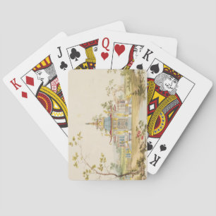 Design for a Chinese Temple, c.1810 (pen & ink and Playing Cards