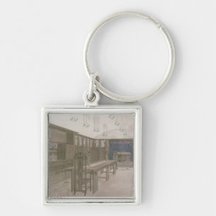 Design for a Dining Room, 1901 (colour litho) Key Ring
