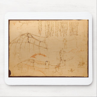 Design for a flying machine mouse pad