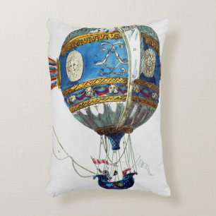 Design for a hot-air balloon with a diameter of 12 decorative cushion