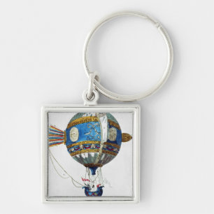 Design for a hot-air balloon with a diameter of 12 key ring