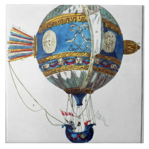 Design for a hot-air balloon with a diameter of 12 tile