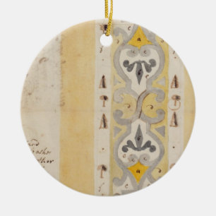 Design for a Knot Garden, Bush Hill, near Edmonton Ceramic Tree Decoration