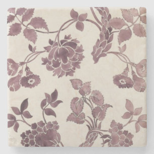 Design for a silk damask, 1752 (pencil and w/c on stone coaster