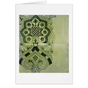 Design for an Ecclesiastical wallpaper print (ink