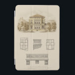 Design for an Estate with Interior Plans iPad Mini Cover<br><div class="desc">An attractive drawing of architectural designs for an estate,  complete with plans for the interior. If you are thinking of building your own home these designs may intrigue you. Purchase a copy today!</div>