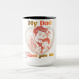 Design for father's day | father's day mug design