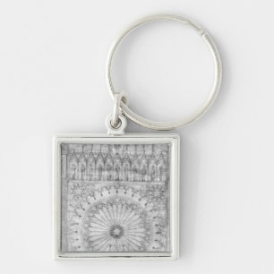 Design for the rose window and gallery of key ring