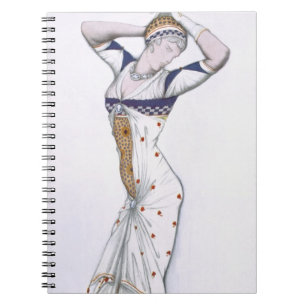 Design from A Fantasy of Modern Costume, 1912 (col Spiral Notebook