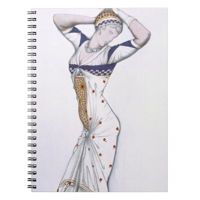 Design from A Fantasy of Modern Costume, 1912 (col Spiral Notebook (Front)
