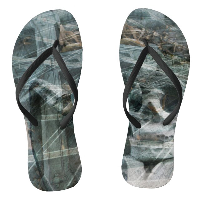 design Gothic Jandals (Footbed)