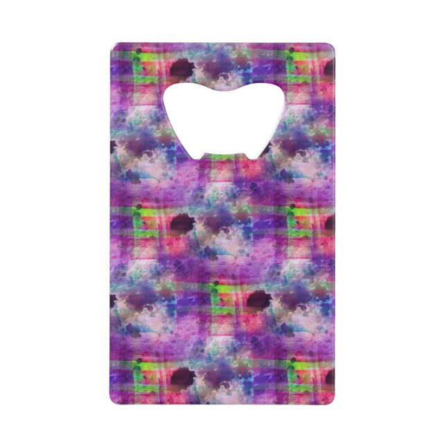 Design green, purple texture watercolor (Front)