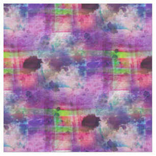 Design green, purple texture watercolor fabric