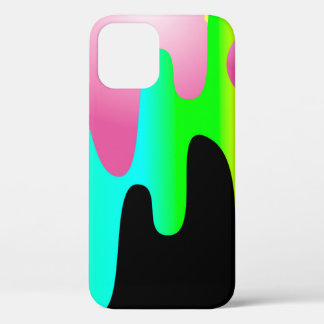 design illustration frame with circle conceptart,  iPhone 12 case