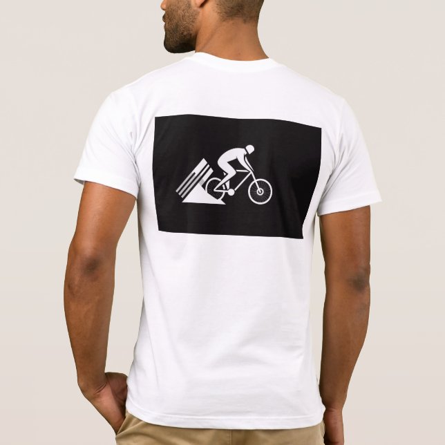 design illustration of bike T-Shirt (Back)