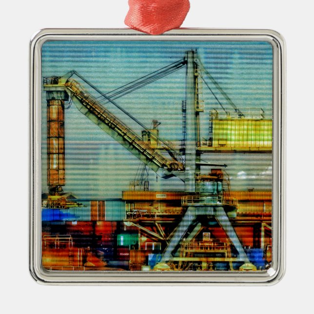 Design Kran Metal Tree Decoration (Front)