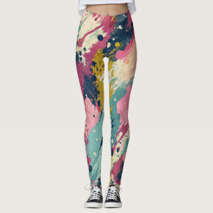 Design-Leggings mit ausgefallenem Muster Leggings