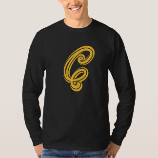 Design: letter "C", design number 4. T-Shirt