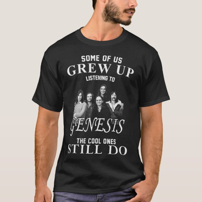 Design Mens Funny Genesis Band T-Shirt (Front)