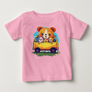 Design of animal shirt for children.