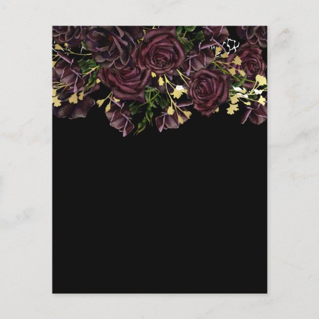 Design OWN Girly Party Event Wedding Birthday Flyer (Front)