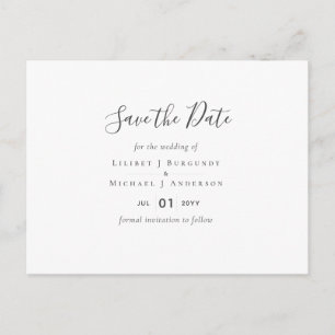Design Own Save The Date Template Add Graphics Postcard