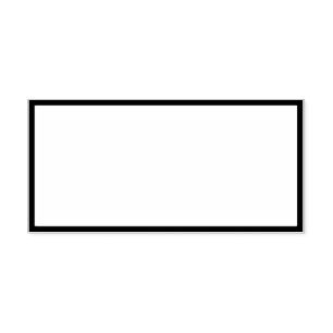 Design Personalise Your Logo 1.5" x 3" Rubber Stamp