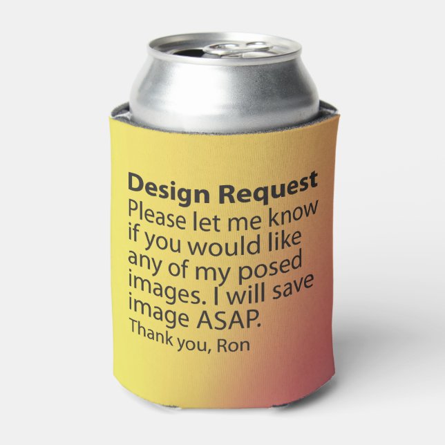 Design Request Can Cooler (Can Front)