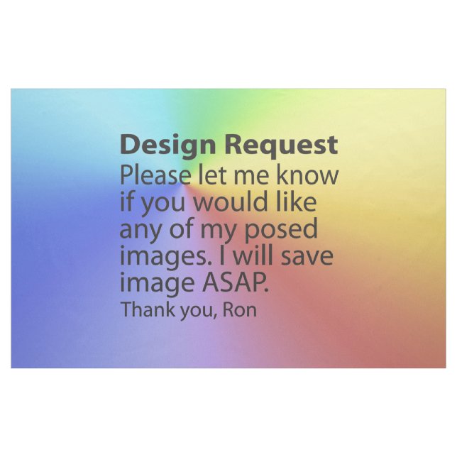 Design Request Custom Fabric (Yard)
