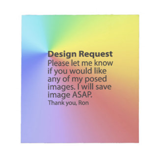 Design Request Notepad
