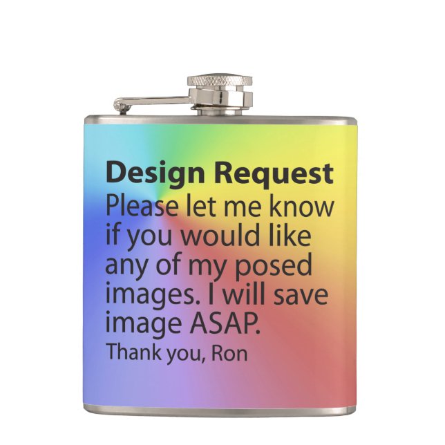 Design Request Wrapped Flask (Front)
