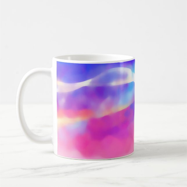 design texture digital art background abstract smo coffee mug (Left)