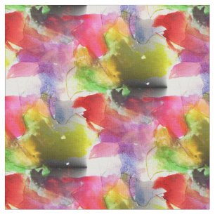 Design texture red, yellow watercolor fabric