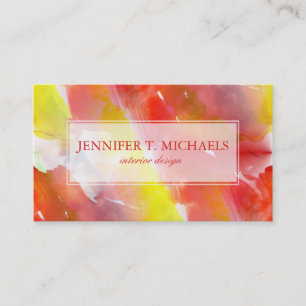 Design texture watercolor background business card