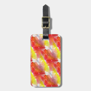 Design texture watercolor background luggage tag