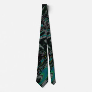 Design Tie - Peacock Swirl