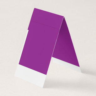 Design with a Stunning Purple Background and White Business Card