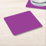 Design with a Stunning Purple Background and White Square Paper Coaster<br><div class="desc">6 Custom Square Paper Coasters for Every Event. Discover our durable and customisable 6-pack square paper coasters. Perfect for parties, weddings, or branding your business, these coasters prevent water rings while adding a personal touch. Effortless Elegance for Every Occasion : Transform your gatherings into stylish experiences with our Square Paper...</div>