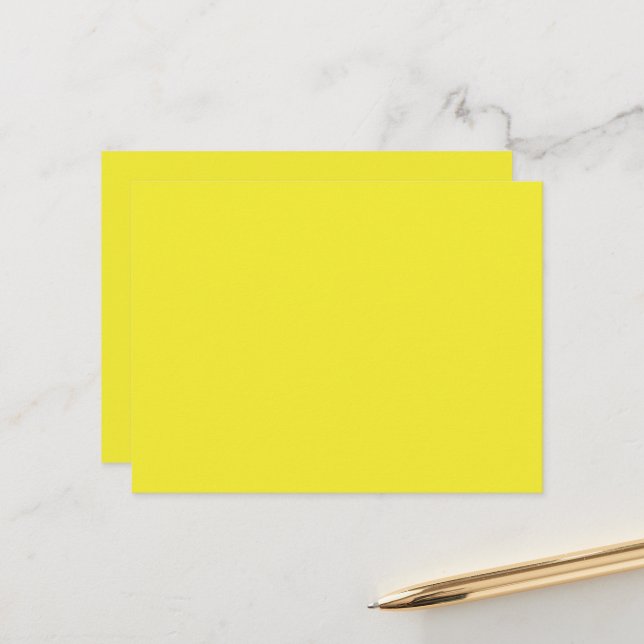 Design with a Yellow Background and Black Border Postcard (Front/Back In Situ)
