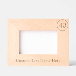 Design Your Annversary or Birthday Etched Frame