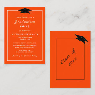 Design Your Colours Graduation Invitations Example