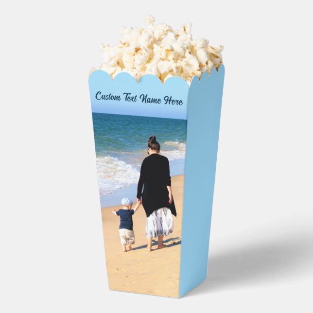 Design Your Custom Photo and Text Popcorn Boxes (Popped)
