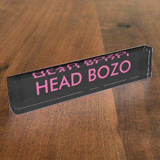 Design Your Desk Nameplate