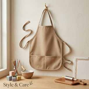 Design Your Dream - Creative Expression Khaki Kids Apron