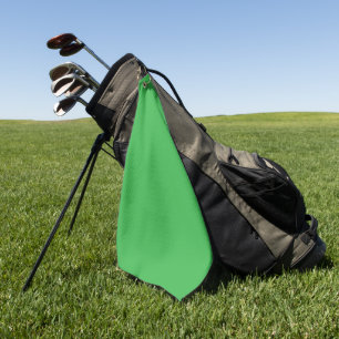 Design Your Dream Kelly Green Golf Towel