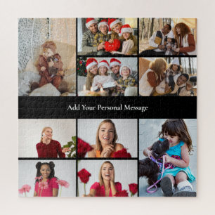 Design Your Own 10 Photo Collage Poster Jigsaw Puzzle