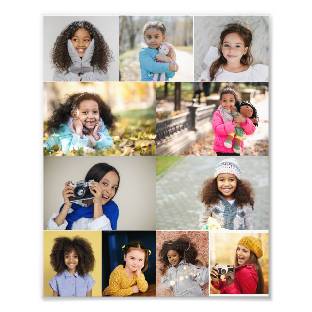 Design Your Own 11 Photo Collage (Front)